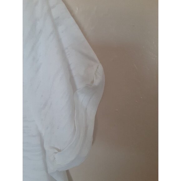 RVCA Heathered White Extra Long TShirt - Picture 4 of 6